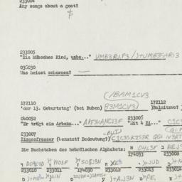Western questionnaire, answ...