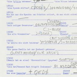 Western questionnaire, answ...