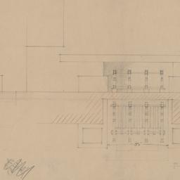 Andiron elevations, plan