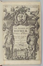 Title Page. The Iliads of Homer, Prince of Poets