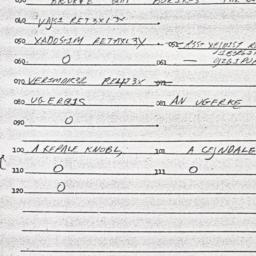 Eastern questionnaire, answ...