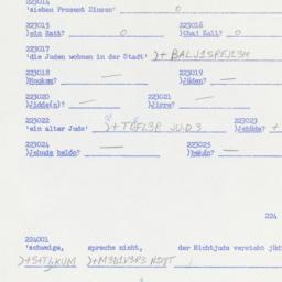 Western questionnaire, answ...