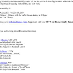 Announcements, 2014-02-19. ...