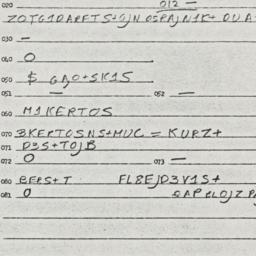 Eastern questionnaire, answ...