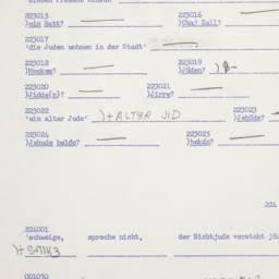 Western questionnaire, answ...