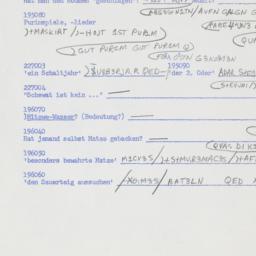 Western questionnaire, answ...
