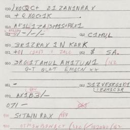 Eastern questionnaire, answ...