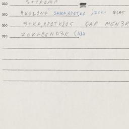 Eastern questionnaire, answ...