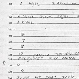 Eastern questionnaire, answ...