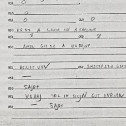 Eastern questionnaire, answ...