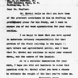Letter from Frederick P. Ke...