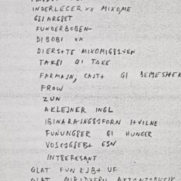 Eastern questionnaire, answ...