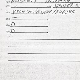 Eastern questionnaire, answ...
