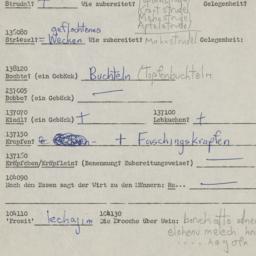 Western questionnaire, answ...