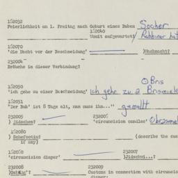 Western questionnaire, answ...