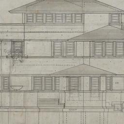 Working drawing #5: North, ...