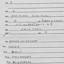 Eastern questionnaire, answ...