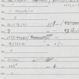 Eastern questionnaire, answ...