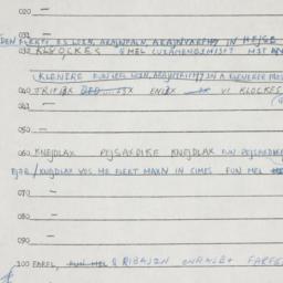 Eastern questionnaire, answ...