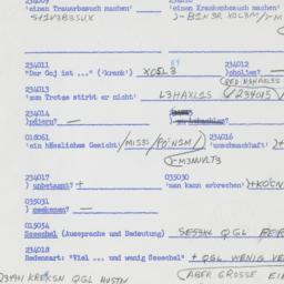 Western questionnaire, answ...