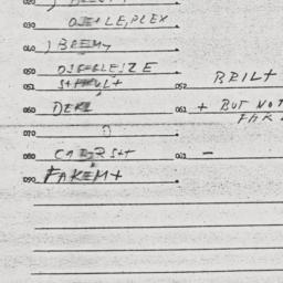Eastern questionnaire, answ...