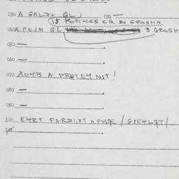 Eastern questionnaire, answ...