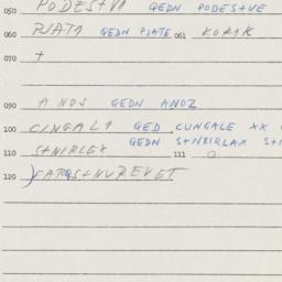 Eastern questionnaire, answ...