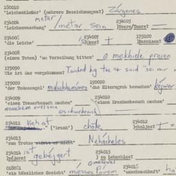 Western questionnaire, answ...