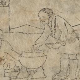 Woodblock illustration of t...