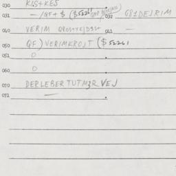 Eastern questionnaire, answ...