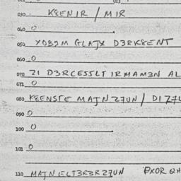 Eastern questionnaire, answ...