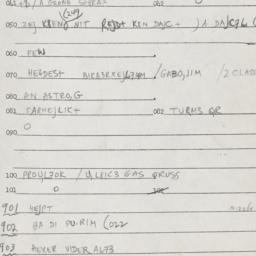 Eastern questionnaire, answ...