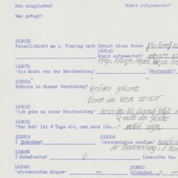 Western questionnaire, answ...