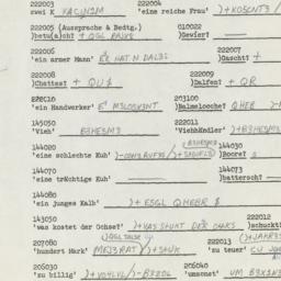 Western questionnaire, answ...