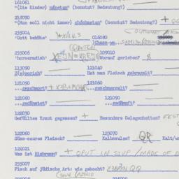 Western questionnaire, answ...