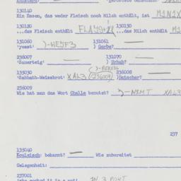 Western questionnaire, answ...