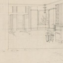 Dining room interior view