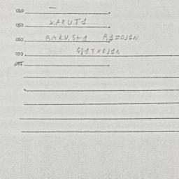 Eastern questionnaire, answ...