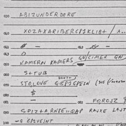 Eastern questionnaire, answ...