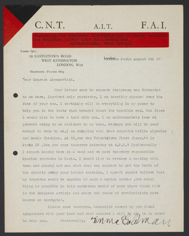 Second letter