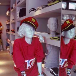 Interior view, showroom wit...