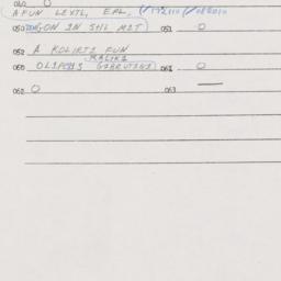 Eastern questionnaire, answ...