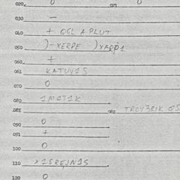 Eastern questionnaire, answ...