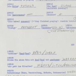 Western questionnaire, answ...