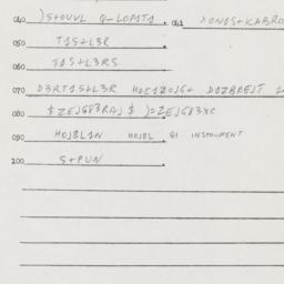 Eastern questionnaire, answ...