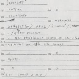 Eastern questionnaire, answ...
