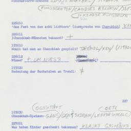 Western questionnaire, answ...