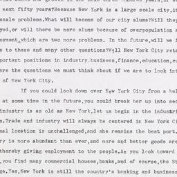 New York's Future as I ...