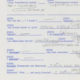 Western questionnaire, answ...