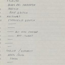 Western questionnaire, answ...